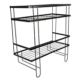 TOYANDONA Toilettenregal Badregal Doppelstöckig über Wc Stauraum Organizer Badregal Schmal...