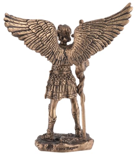Archange Gabriel statue miniature bronze pour decoration de salon