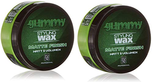 Gummy Styling Wax Matte Finish Matt & Volume, 5 Ounce (2PCS)