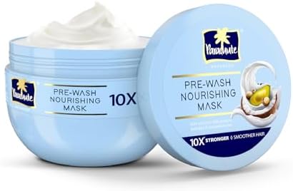 Parachute Advansed Pre-Wash Nourishing Hair Mask For Scalp&Hair|Total Hair Health 10X Stronger Hair&Smoother Hair With Coconut Milk Protein,Avocado&Macadamia Nut|All Hair Types,250Ml,1 Count,Blue