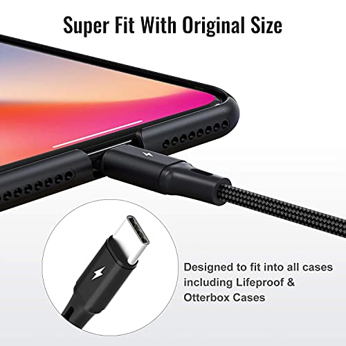 Chafon Usb C To Multi Charging Cable,4 In 1 Charger Cord Nylon Braided Adapter With Type C/Micro Usb Compatible With Cell Phones/Tablets/Galaxy/Google Pixel/Sony/Lg/Amazon Fire/Camera(4Ft/2 Pack) #TOP5