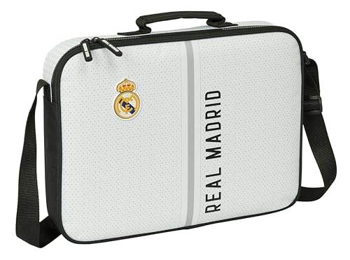 Sacoche Safta Real Madrid 24/25 pour ranger les grands cahiers sans les corner