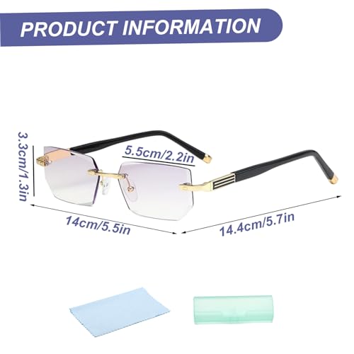 Ferricult Precision Vision Aid Tool Adjustable Focus Assist, Self Focusing Glasses, Self Adjustable Reading Glasses, GoldenHome Decor