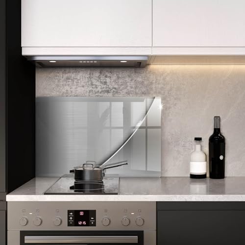 Planche à découper induction 80x52cm Wallfluent protège plaque cuisson résistant