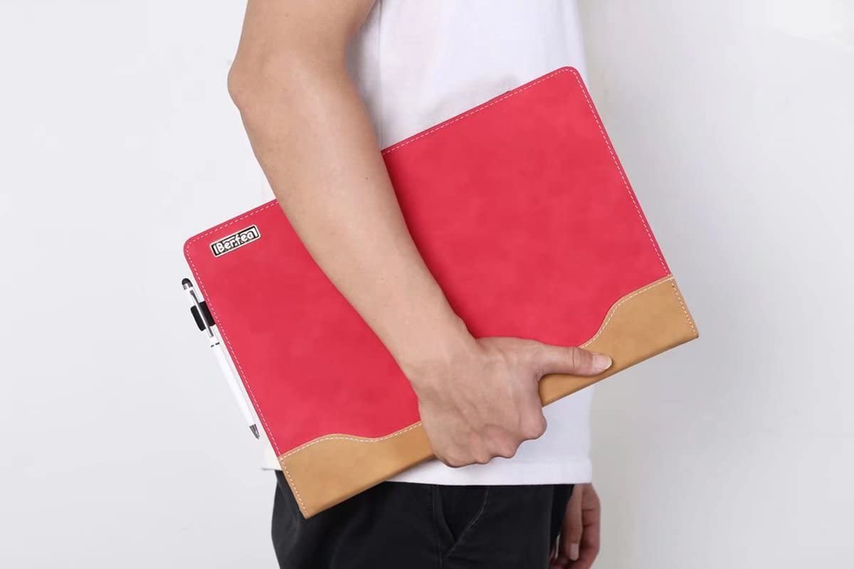 Custodia protettiva compatibile con LG Gram 16 pollici Laptop PU Leather Cover Computer Notebook Sleeve Cases