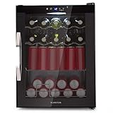 REFRESCA LAS BEBIDAS CON NUESTRA APP - Este minibar cuenta con una aplicación inteligente loT. Tan sólo necesitas estar conectado al wifi y podrás ajustar la temperatura entre 3 y 18 °C desde tu teléfono móvil.