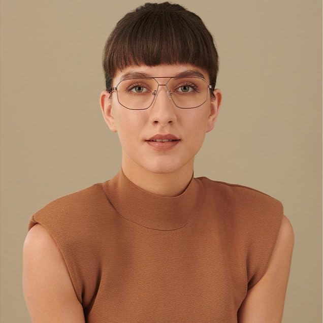 Image of John Jacobs Full Rim Rectangular Shape Blu Cut & Antiglare Zero Power Computer Glasses For Men & Women | Medium | JJ E13724