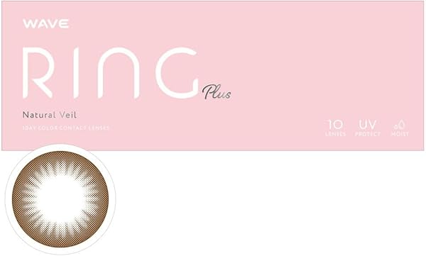 WAVEワンデー UV リング plus ナチュラルベール 10枚入り