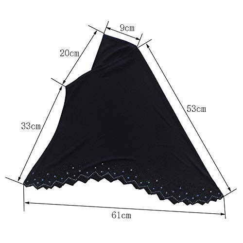 Modest Beauty Girls/Children Hijab Scarf Headscarf Wrap One Piece Muslim Amira With Czech Drill #TOP3