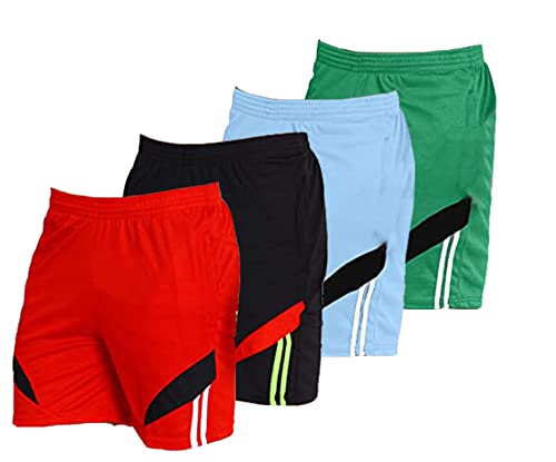 Image of Fort Worth Men's 4 Pack Gym Workout Shorts Quick Dry Bodybuilding Weightlifting Pants Training Running Jogger with Pockets