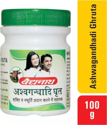 Image of Baidyanath Asli Ayurved Ashwagandhadi Ghruta 100g - Immune Boost, Metabolism, Stress Reduction, Muscle Strength, Fertility, Cardiac Health