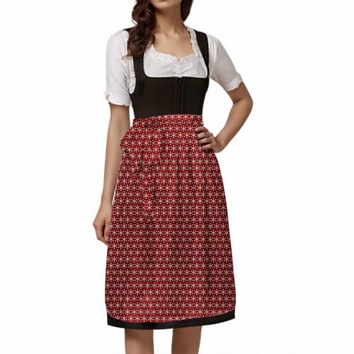 Robe traditionnelle Dirndl femme costume Oktoberfest vêtement cosplay et fête