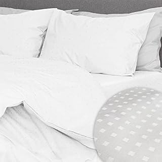 Pizuna Deluxe 100% Cotton White Standard Pillow Cases 2 Pack , 600 Thread Count Long Staple Crisp Cotton Oxford Pillow Cases, Sateen Weave Oxford Pillow Cases 2 Pack 50 x 75cm (Cooling Pillow Cases)