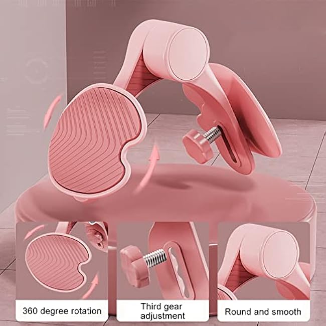 Pelvic Floor Strengthener for Women & Men, Adjustable Thigh Exerciser for Inner Thigh Hip Arm Leg Back Training, Thigh Master for Home Gym Use