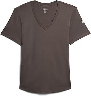 Women’s Premium Organic Pima Cotton V-Neck T-Shirt – Soft, Sustainable, ...