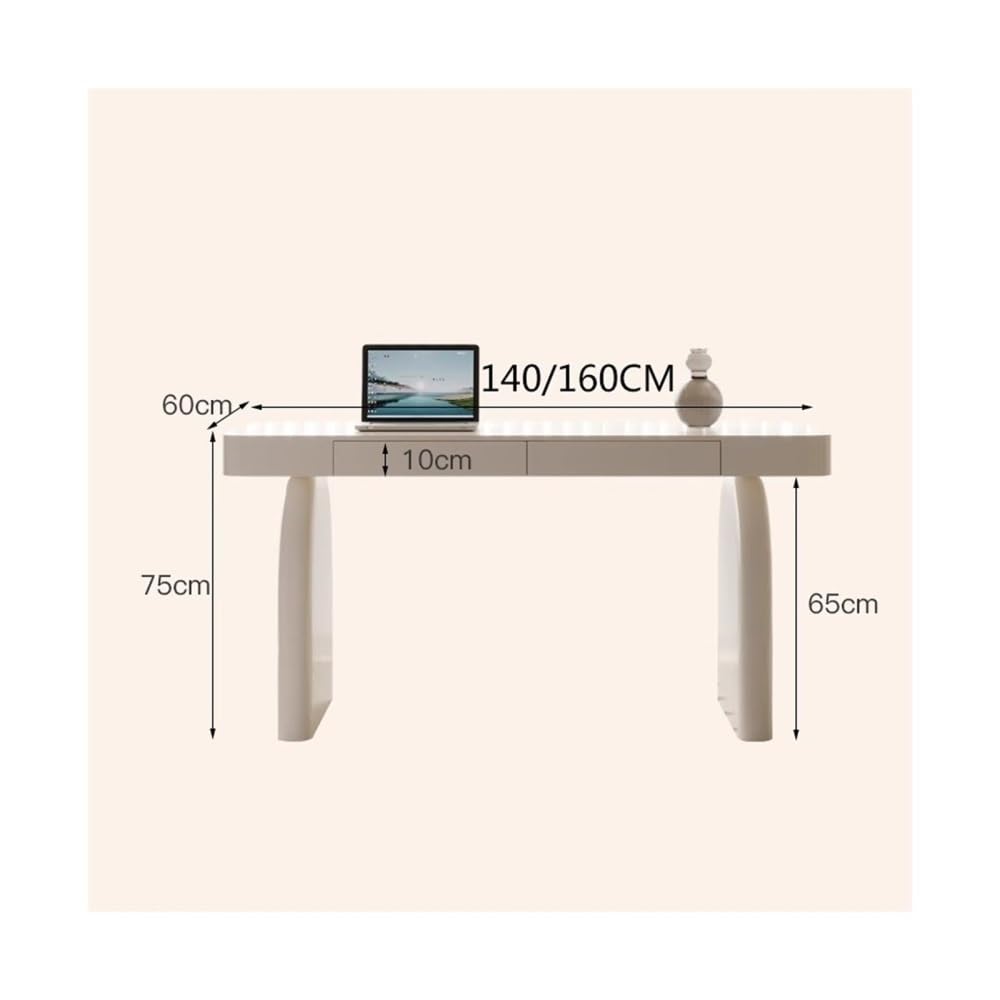 Computertisch, Alle Holz Schreibtisch Stil Einfache Moderne Schreiben PC Büro Werkbank Studie(160CM)