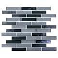 Abolos Landscape 12" x 12" Pool Rated Gobi Gray Glass Mosaic Backsplash Wall Tile (12 SqFt/Case)