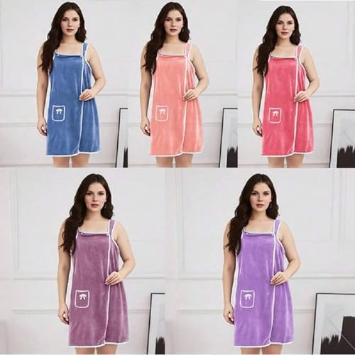 Image of MORADO� Microfiber Bathing Wearable Magic Towel /Bath Towel /Beach and Spa Bathrobe /Bathroom Towel Dress with Straps for Girls & Women 300 GSM