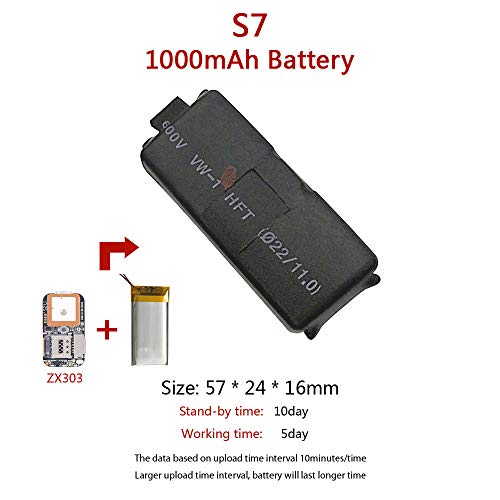 KKmoon S7 Mini Tracker Positioner Module GPS + AGPS + Wifi + LBS Locator SOS Alarm Web APP Tracking