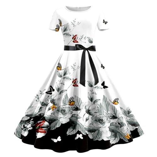 Robe d'été longue chic à taille haute et finitions plissées haut de gamme