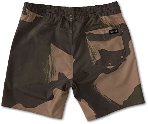 Volcom Men's Stoney Marks 17" Surf Swim Trunks Camouflage2