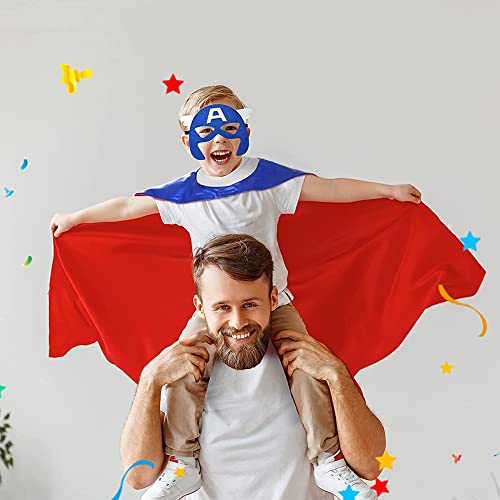 FISAPBXC Capas para Niños, A-vengers Capa y Máscara Disfraces Launcher Guantes Máscara Divertidos Capas para Niños Halloween Capas CarnavalJuguetes Infantile Cosplay de Fiesta de Cumpleaños