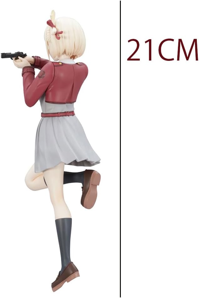 QAHEART Nishikigi Chisato Figure Statue Inoue Takina Action Figure Nishikigi Chisato School Uniform Figurine Anime Collectibles