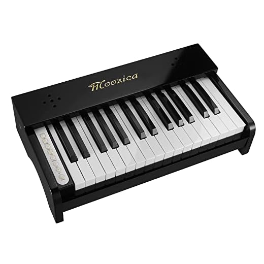 MOOZICA Pianoforte per Principianti, Pianoforte con Tastiera Digitale Multifunzionale in Legno Massello per Pianoforte per Principianti per Bambini