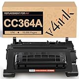 V4INK 1 Pack New Replacement for HP CC364A 64A Toner Cartridge for use with HP LaserJet P4014 P4014n P4015 P4015n P4515 P4515tn P4515x Series Printer