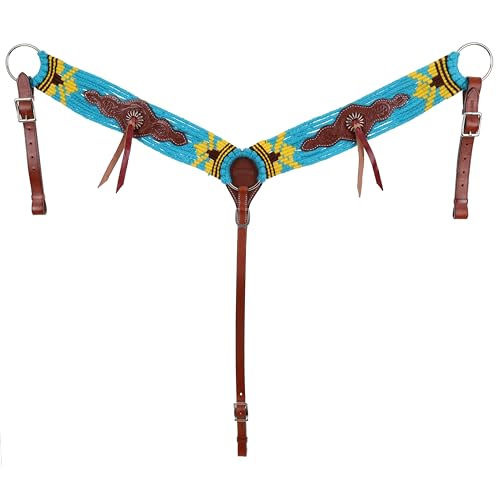 Showman Sunlit Sky Mohair Breast Collar