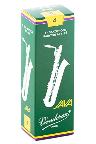 Vandoren "Java" Baritone saxophone reeds, box of 5 - Strength 4, #N/A