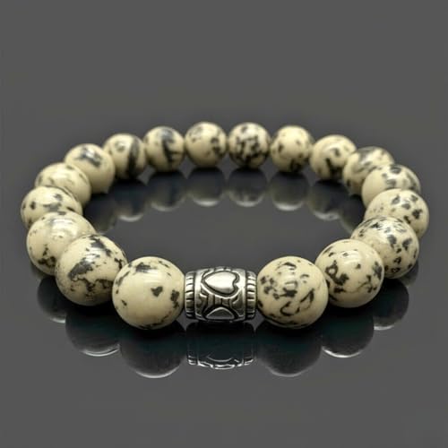 Image of THE MEN THING Natural Stone Bracelets - Adjustable Beaded Wristwear for Men & Boys (Multi-Design Collection)