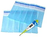 100 piezas cubiertas de protección para el termómetro con lubricante.