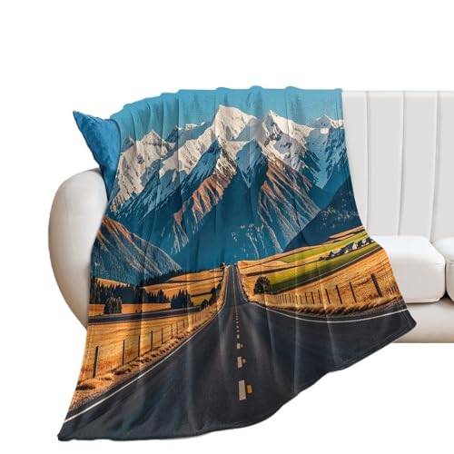 Couverture alpine enneigée légère pour stopper le froid au bureau