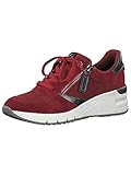 Absatztyp: Keilabsatz Tamaris Damen Sneaker 1-1-23702-25 543 rot normal Größe: 41 EU