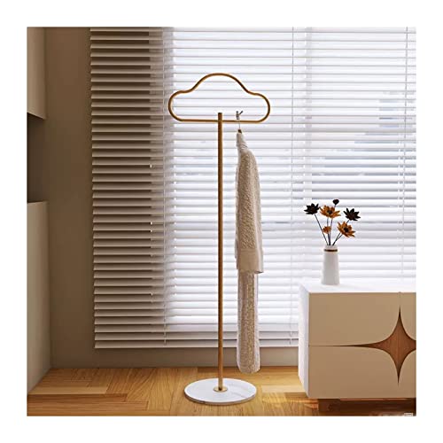Perchero de pie para ropa de dormitorio y colgador vertical de suelo negro 4