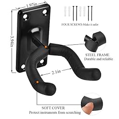 Lot de 2 supports muraux pour guitare, ukulélé, guitare acoustique, guitare classique, basse, guitare électrique… - Les Beatles, Paul McCartney, John Lennon, RIngo Starr, George Harrison Lot de 2 supports muraux pour guitare, ukulélé, guitare acoustique, guitare classique, basse, guitare électrique… – Image 3