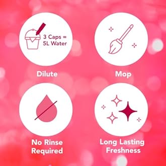 Asevi Floor Cleaner Mio, Concentrated, Intense Scent, 1L Bottles, Pack of 3