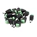 uxcell 20 Pcs 5.5mm x 2.5mm Male DC Power Jack Terminal Connectors for CCTV Camera