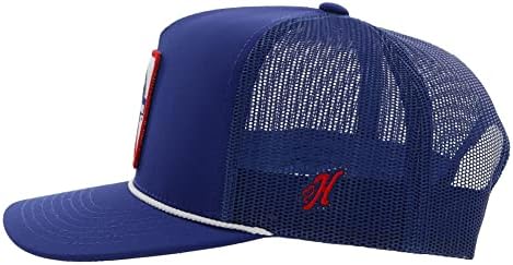 HOOEY Officially Licensed Pabst Blue Ribbon One Size Fits All Adjustable Snapback Hat for Men and Women Mesh Back Trucker Hat