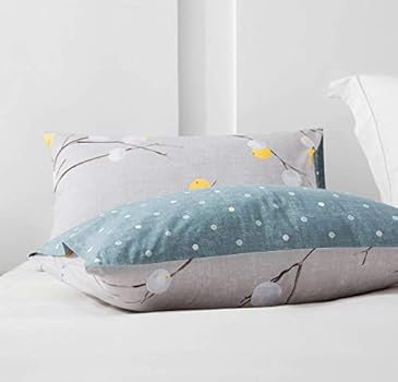 yellow and gray duvet cover king