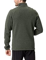 VAUDE Fleecejacke Rienza Jacket III – Khaki – Gr. S | Strickfleecejacke für Herren aus Polyester – mit 2 Taschen – warm, atmungsaktiv, schnelltrocknend – ideal zum Wandern – Ansicht 5
