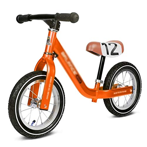 Ygqtbc 11 Inches Balance Bike，Kids 2-6 Years Old Childrens Toy, No Pedal，Adjustable Seat, Two-Wheeled Children's Slide Car Children Bicycle (Color : A) #TOP1