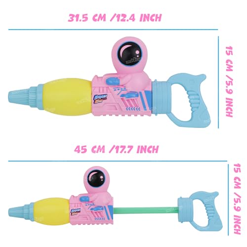 Image of Zest 4 Toyz Holi Pichkari Water Gun Toy for Kids Space Astronaught Themed High Pressure Holi Water Gun for Festival & Summer Pool Party Fun (Pack of 1)