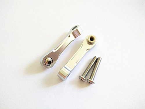 Alloy Aluminum Front Upper Suspension Arm - 1PR For CC01 1/10 RC Crawler Upgrade Parts Silver