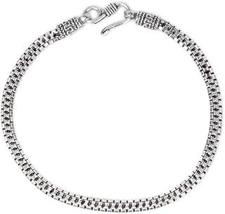 Shaya by Caratlane | 925 Silver| Echo 9 Inches Men's Bracelet Gifts | for Mens & Boys