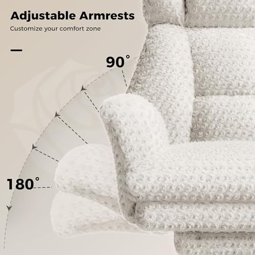 Image of Big and Tall Office Chair, Flip Armrests for Pets & Cross Legged Sitting