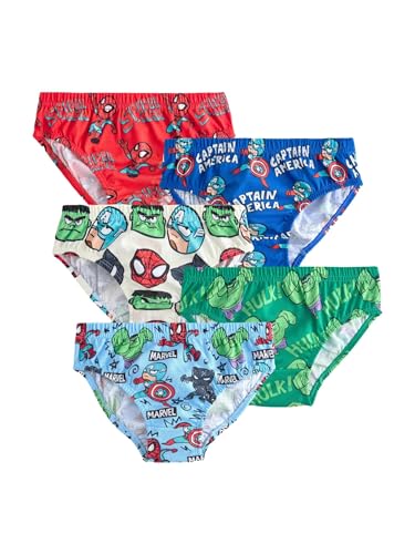NEXT Jungen Unterhosen im 5er-Pack Marvel 110-116