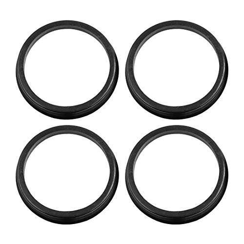 X AUTOHAUX Car Hub Centric Rings Wheel Bore Center 73.1 to 64.1mm - 4pcs Black Plastic by X AUTOHAUX - Image 2