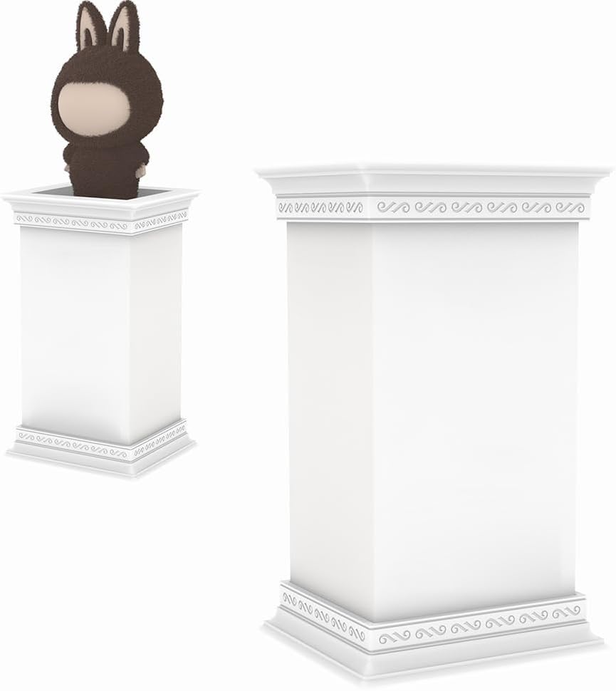DuvinDD Doll Display Stand with Roman Column Design - Anti-Tip, Secure Display, Ideal for Showcasing LABUBU & ZIMOMO I Found You Doll
